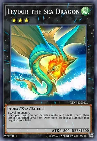 07 leviair the sea dragon ygo card 12 Best XYZ Monster Staples in Yu-Gi-Oh!