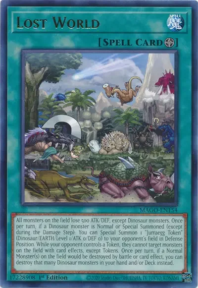 07 lost world ygo card dinosaurs 21 Most Iconic Archetypes in Yu-Gi-Oh!