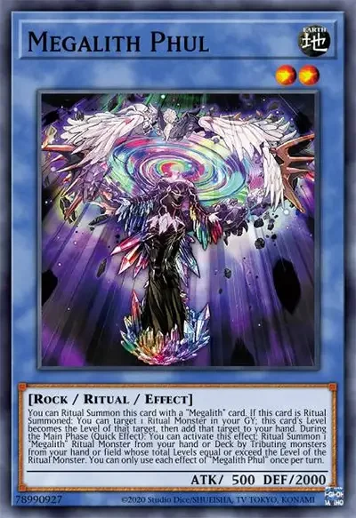 07 megalith phul card yugioh 18 Best Ritual Monsters In Yu-Gi-Oh!