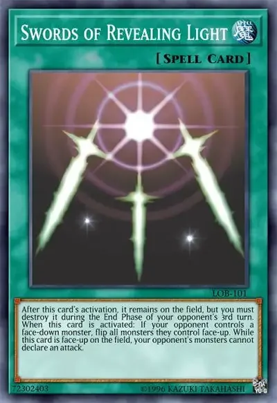 07 swords of revealing light card 21 Best Yugi’s Cards in Yu-Gi-Oh!