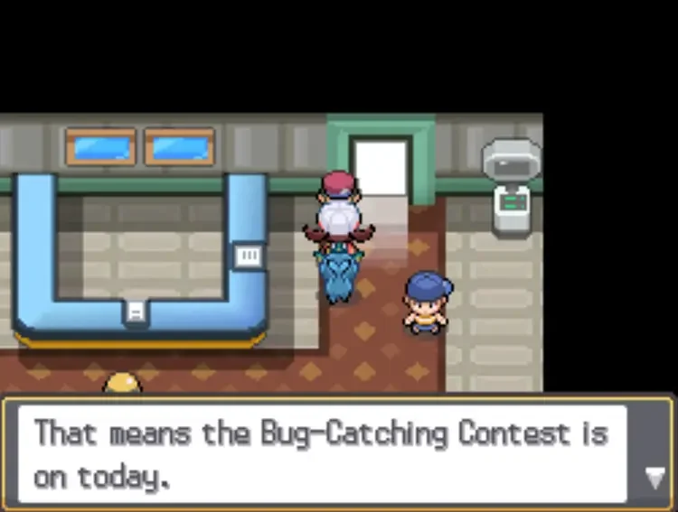 08 hgss bug catching contest attendant How To Get Fire Stones in Pokémon HGSS