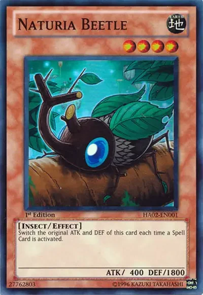 08 naturia beetle card yugioh 22 Most Cutest & Adorable Cards in Yu-Gi-Oh!