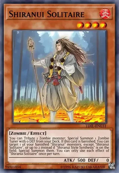 08 shiranui solitaire yugioh card 18 Best Zombie Cards in Yu-Gi-Oh!