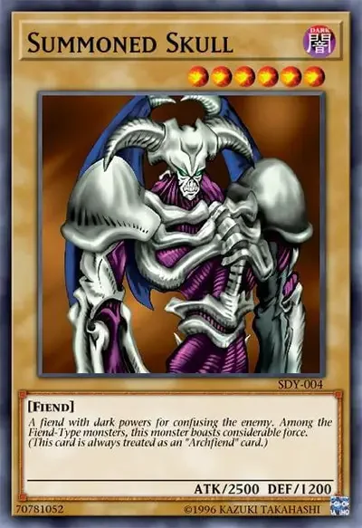 08 summoned skull card yugioh 21 Best Yugi’s Cards in Yu-Gi-Oh!