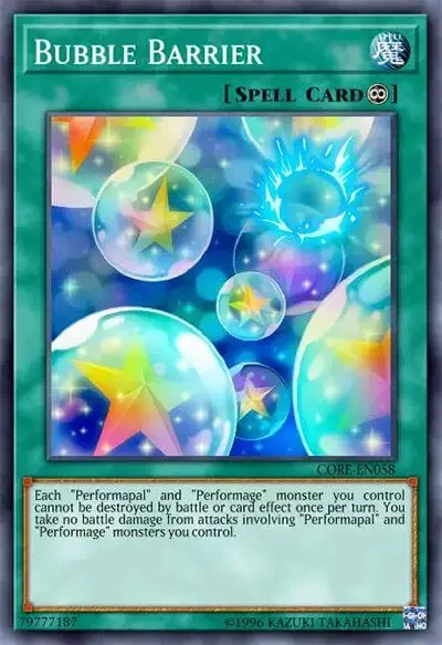 09 bubble barrier ygo card 18 Best Performapal Cards in Yu-Gi-Oh!