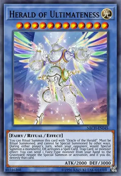 09 herald of ultimateness ygo card 18 Best Ritual Monsters In Yu-Gi-Oh!