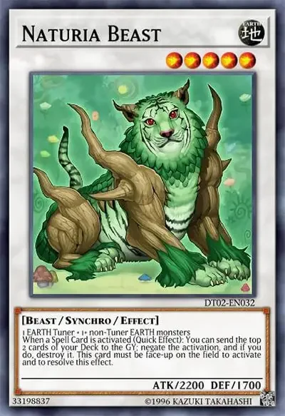 09 naturia beast ygo card 18 Synchro Monster Staples in Yu-Gi-Oh!