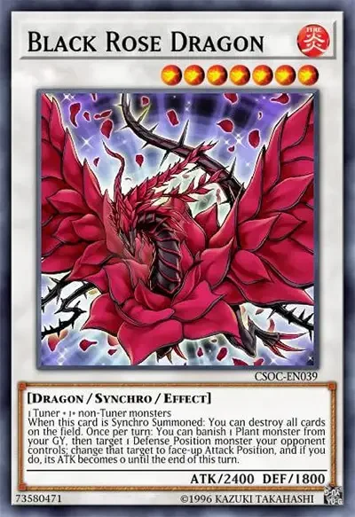 10 black rose dragon card yugioh 18 Synchro Monster Staples in Yu-Gi-Oh!