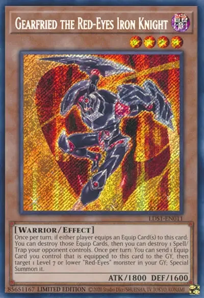 10 gearfried the red eyes iron knight card 1 25 Best Red-Eyes Deck Cards & Support Cards in Yu-Gi-Oh!