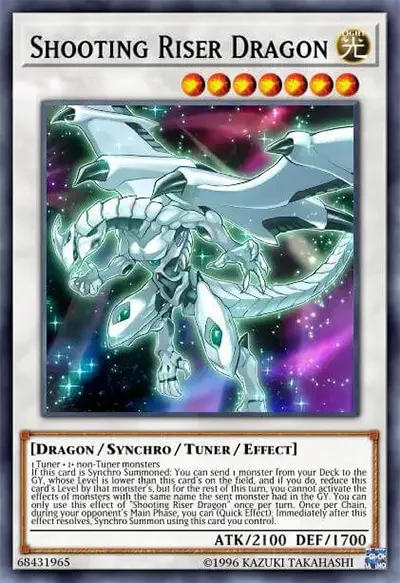 11 shooting riser dragon ygo card 18 Synchro Monster Staples in Yu-Gi-Oh!