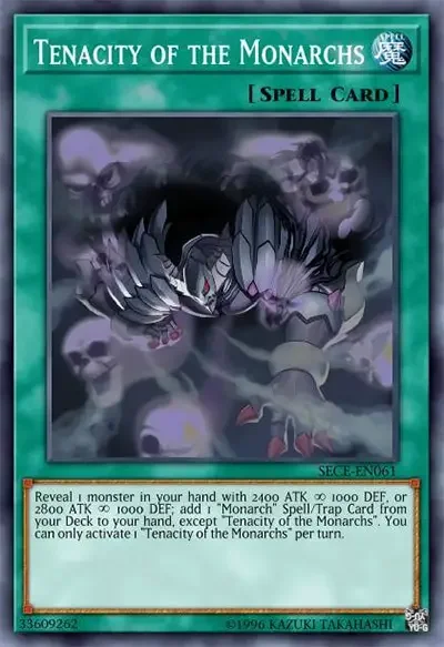 11 tenacity of the monarchs card yugioh 18 Best Monarch Cards in Yu-Gi-Oh!