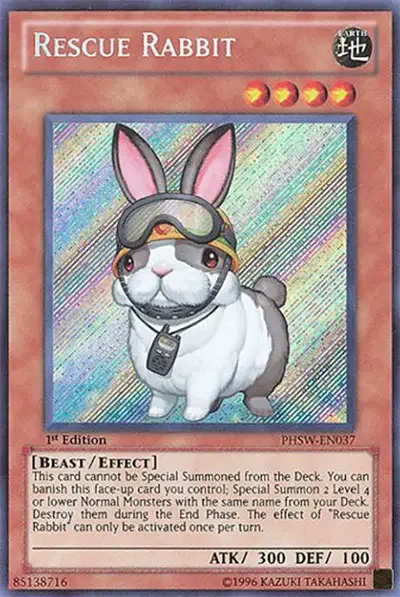 12 rescue rabbit card yugioh 22 Most Cutest & Adorable Cards in Yu-Gi-Oh!