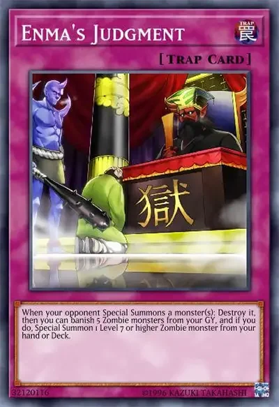 13 enmas judgment yugioh card 18 Best Zombie Cards in Yu-Gi-Oh!