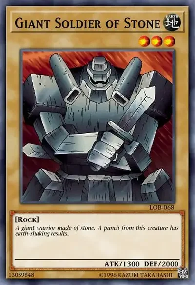 14 giant soldier of stone ygo card 21 Best Yugi’s Cards in Yu-Gi-Oh!