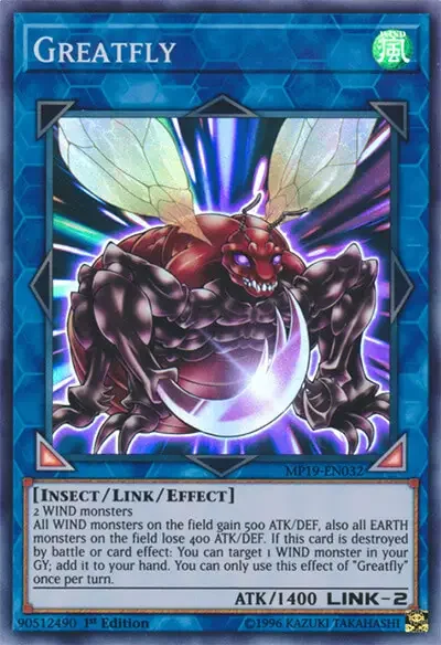 14 greatfly card yugioh 1 18 Best Insect Type Monsters in Yu-Gi-Oh!