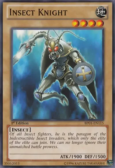 15 insect knight yugioh card 1 18 Best Insect Type Monsters in Yu-Gi-Oh!