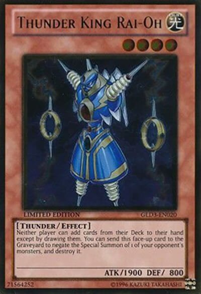 15 thunder king rai oh ygo card 1 18 Best Thunder Type Monsters In Yu-Gi-Oh!