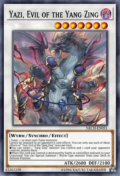 15 yazi evil of the yang zing ygo card 18 Synchro Monster Staples in Yu-Gi-Oh!