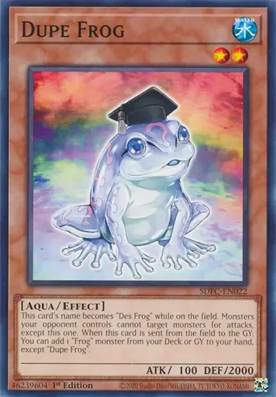 17 dupe frog card yugioh 22 Most Cutest & Adorable Cards in Yu-Gi-Oh!