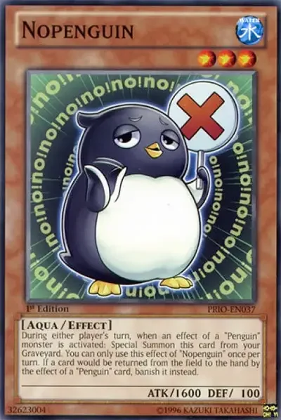19 nopengiun card yugioh 22 Most Cutest & Adorable Cards in Yu-Gi-Oh!