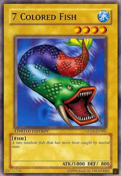 27 7 colored fish yugioh card 1 40 Ugliest & Creepiest Cards in Yu-Gi-Oh!