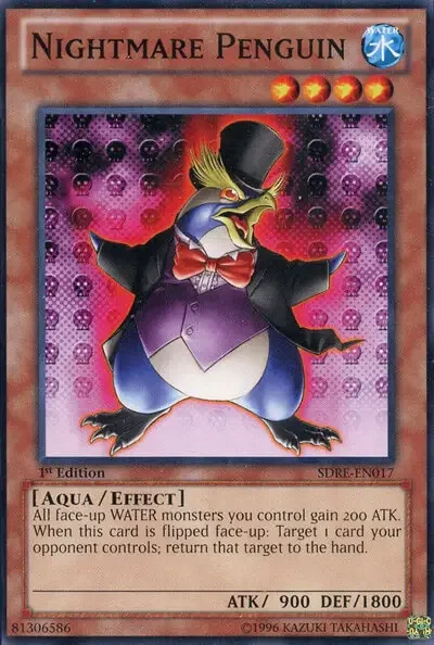 33 nightmare penguin ygo card 1 40 Ugliest & Creepiest Cards in Yu-Gi-Oh!