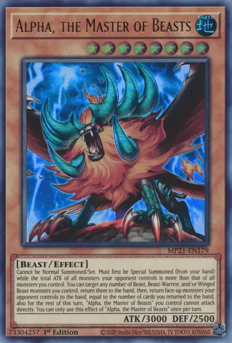 Alpha the Master of Beasts 1 18 Best Generic Non-Targeting Removal Cards in Yu-Gi-Oh