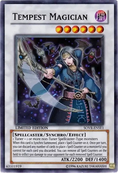 Tempest Magician 1 18 Synchro Monster Staples in Yu-Gi-Oh!