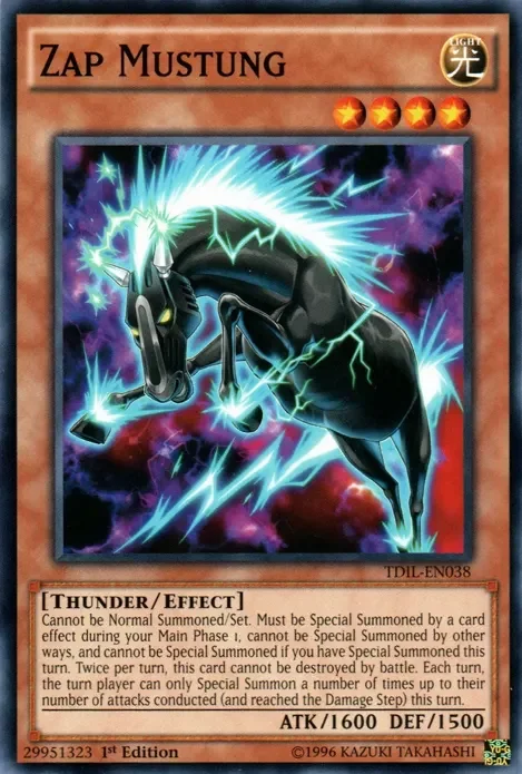 zapmustang.png 18 Best Thunder Type Monsters In Yu-Gi-Oh!