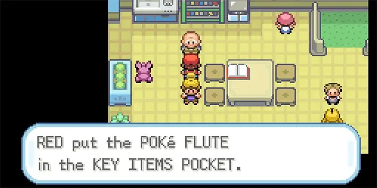 01 getting the poke flute from mr fuji pokemon frlg screenshot How To Move Snorlax in Pokémon FRLG?