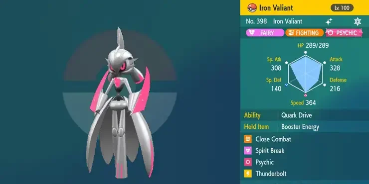 Iron Valiant 15 Best Shiny Pokemon Designs in Pokemon Scarlet & Violet
