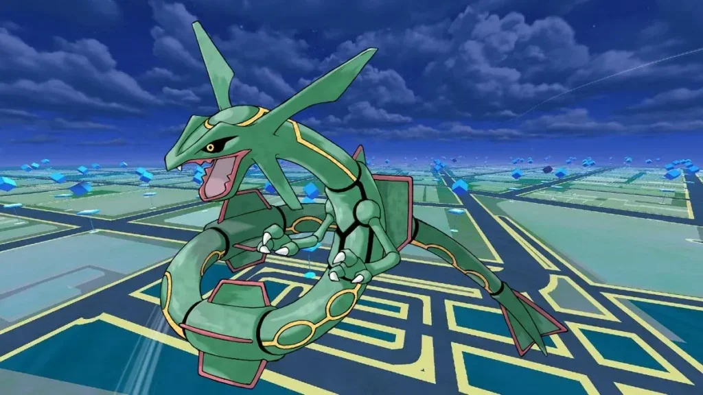 Pokemon GO Rayquaza Raid Guide All 12 Pokemon God From The Series