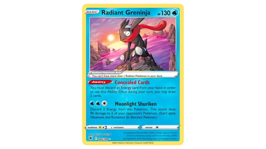 pokemon card astral radiance radiant greninja 15 Best Pokémon Cards in Astral Radiance