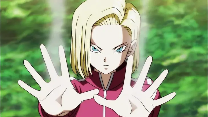 Android 18 From Dragon Ball Z 45 Cute Anime Girls With Blonde Hair