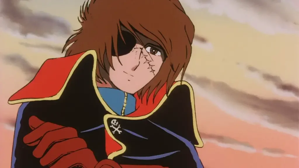 Captain Harlock From Space Pirate Captain Harlock 1 25 Best Anime Characters With Eyepatch