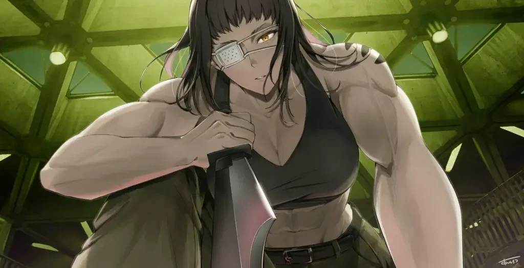 Sofia Valmer From Jormungand 1 25 Best Anime Characters With Eyepatch