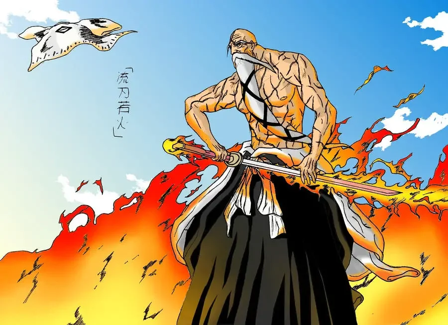 Yamamoto Genryuusai fire powers 15 Best Anime Characters With Fire Powers