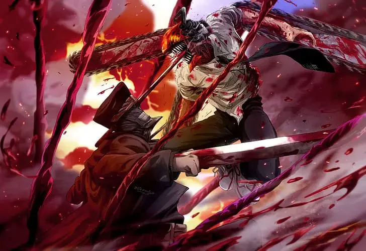 This image has an empty alt attribute; its file name is chainsaw-man-denji-chainsaw-man-katana-man-chainsaw-man-blood-colorful-hd-wallpaper-preview.jpg