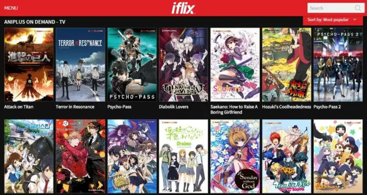 Iflix anime 750x399 1 35+ Best Legal Streaming Sites To Watch Anime
