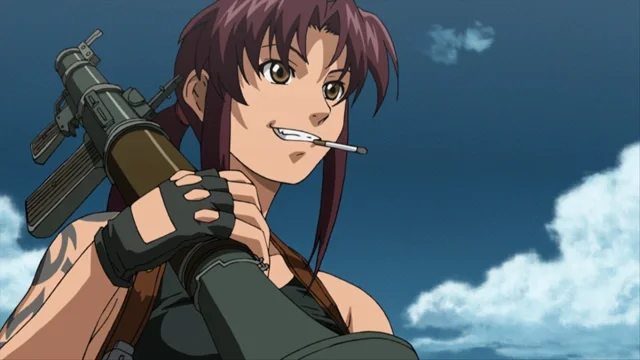Revy Rebecca from Blue Lagoon backstory 13 Anime Characters with Saddest Backstory