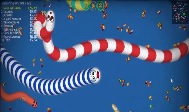 Snake Worms Zone 20 Games Like Slither.io