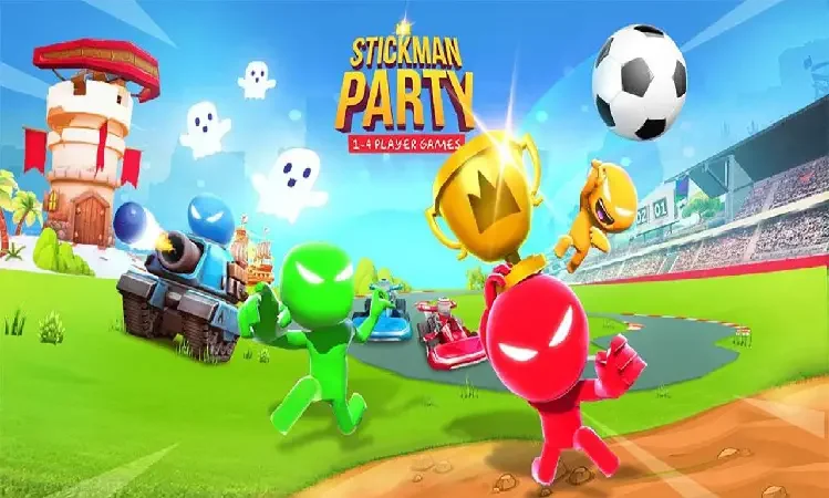 Stickman Party 2 3 4 MiniGames 15 Games Like Sneaky Sasquatch
