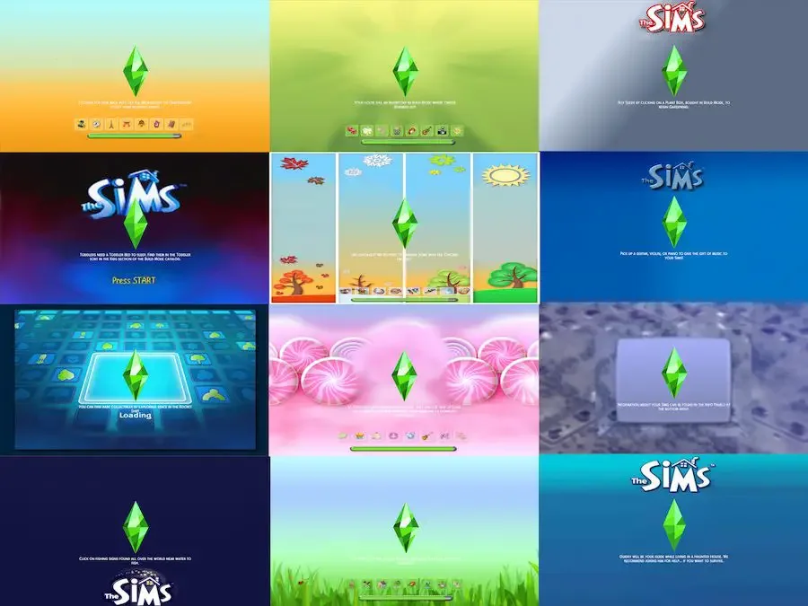 retro sims 4 loading screen pack user interface Best User Interface Mods in Sims 4