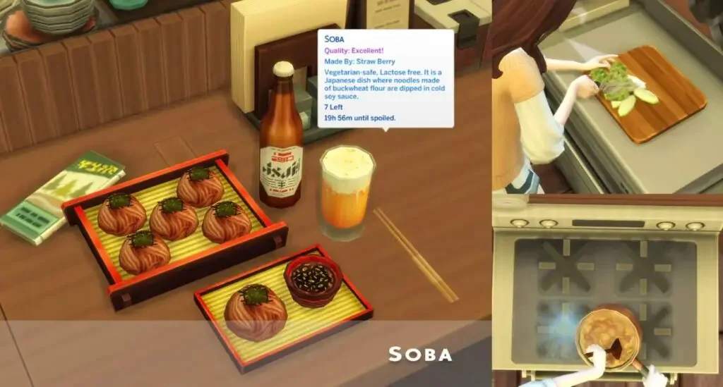 soba Japanese mod Sims 4: Japanese Mods and CC