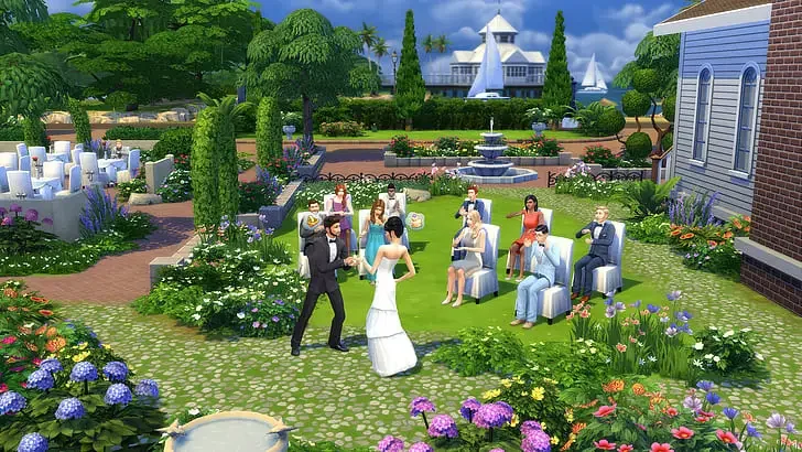 video game the sims 4 flower garden people hd wallpaper preview Best Wedding Venues in Sims 4