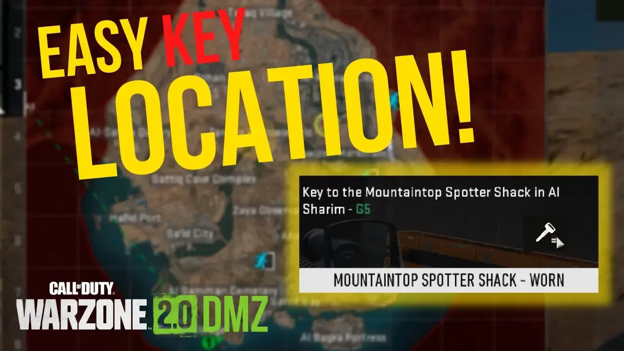 Where To Use The Mountaintop Spotter Shack Key In DMZ?