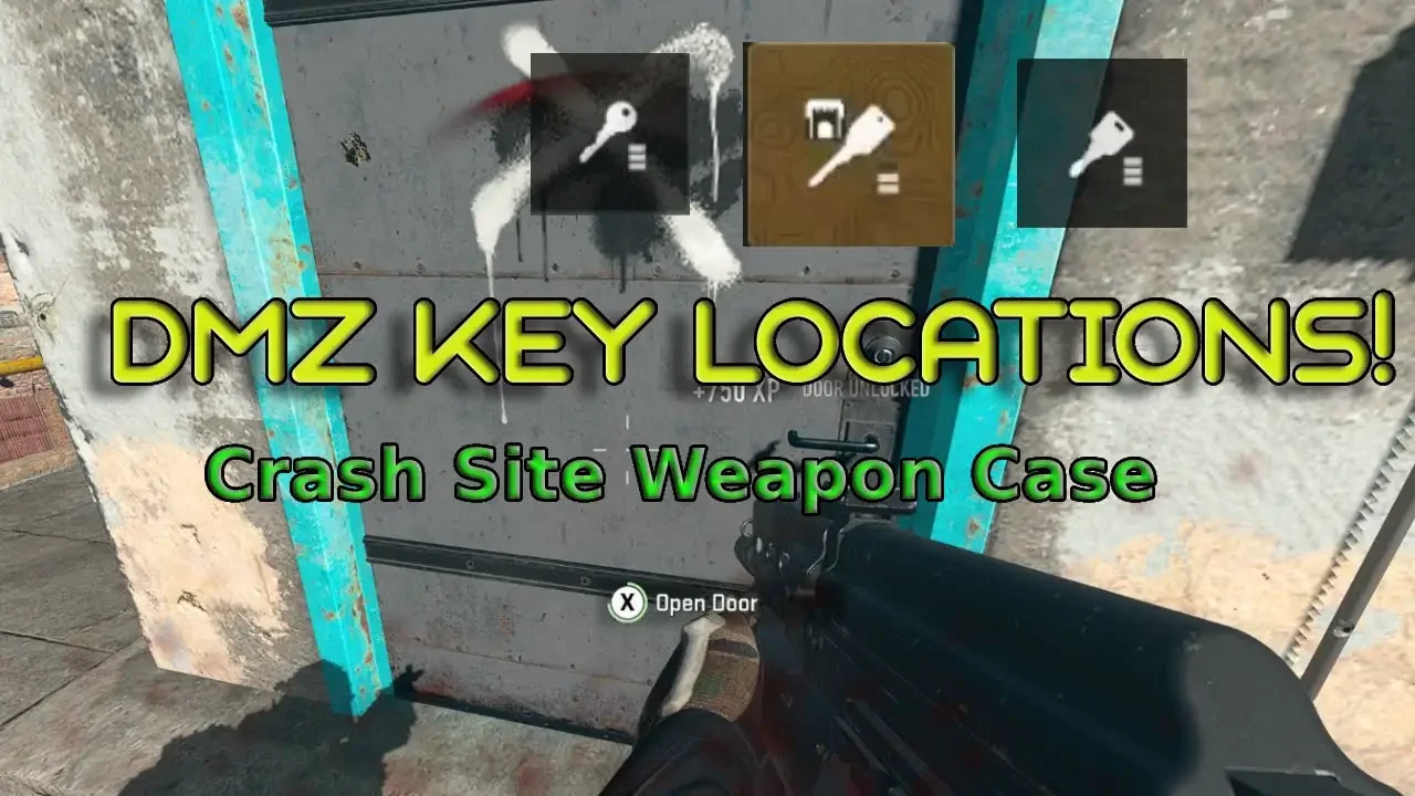 Where to use the Crash Site Weapon Case key in DMZ?