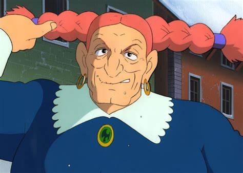 Dola from Laputa 12 Iconic Old & Elderly Anime Characters