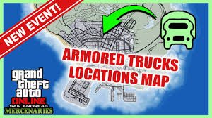 GTA ARMOURED TRUCK All GTA Online Armored Truck locations