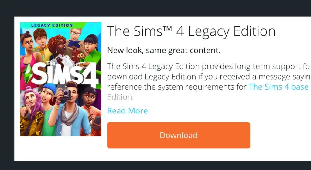 Legacy Edition 1 The Sims 4 Legacy Edition